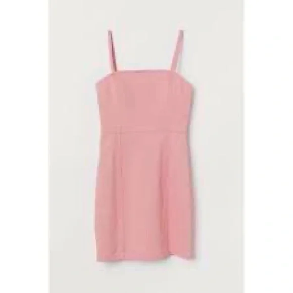 Pink Denim Dress